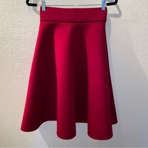 Love Culture Size M Red Neoprene Skirt